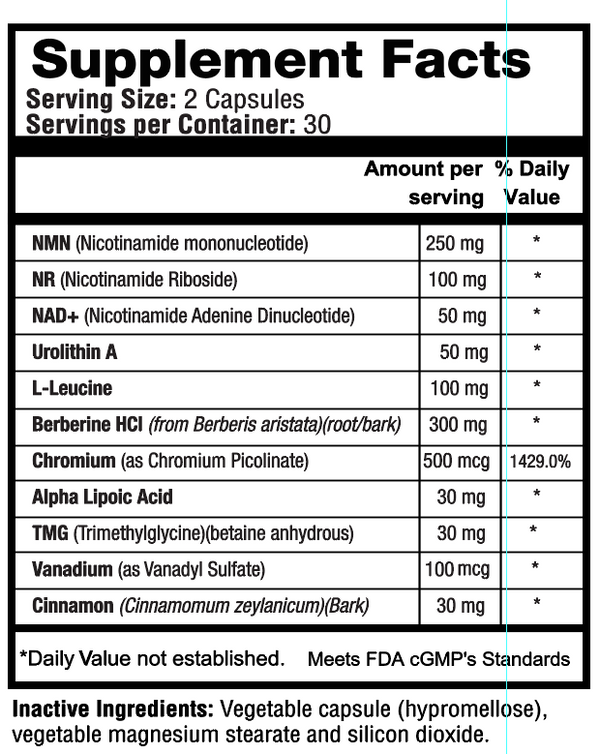 NAD+ Longevity: Blood Sugar Support
