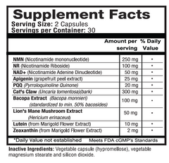 NAD+ Longevity: Cognition & Vision Support